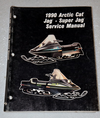 1990 Arctic Cat Jag Deluxe & Super Jag Snowmobile Factory Service Manual