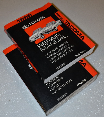 1998 Toyota Tacoma Truck Factory Repair Manuals