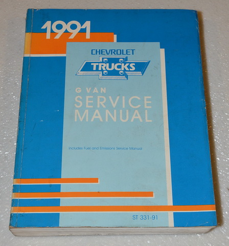 1991 Chevy Van, Vandura, GMC Hi-Cube Magnavan Factory Service Manual
