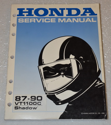1987-1990 Honda VT1100C Shadow Factory Service Manual