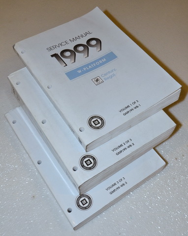 1999 Buick Regal, Century Factory Service Manuals