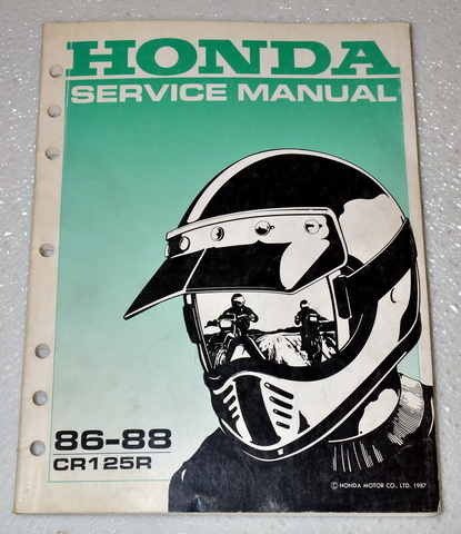 1999 Honda cr125 service manual #4