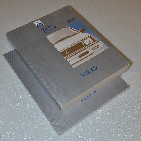 1992 Mitsubishi Mighty Max Truck Factory Service Manual