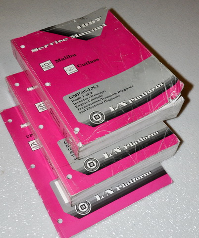 1997 Chevrolet Malibu, Oldsmobile Cutlass Factory Service Manuals
