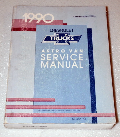 1990 Chevrolet Astro Van Factory Service Manual