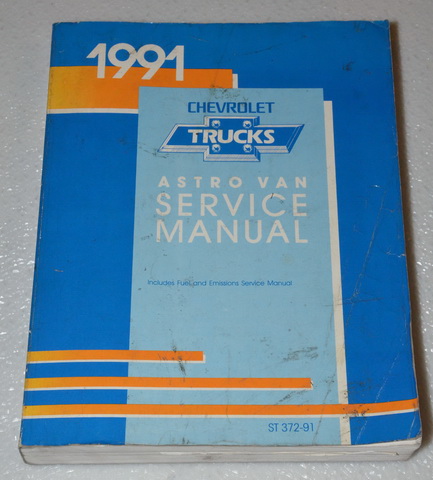1991 Chevrolet Astro Van Factory Service Manual