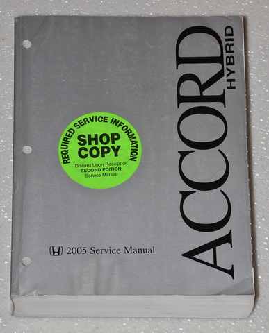 Honda accord factory service manual torrent #4