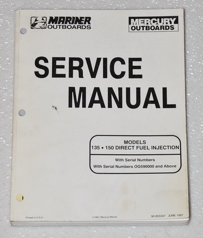 Mercury 135 & 150 DFI Outboards Factory Service Manual