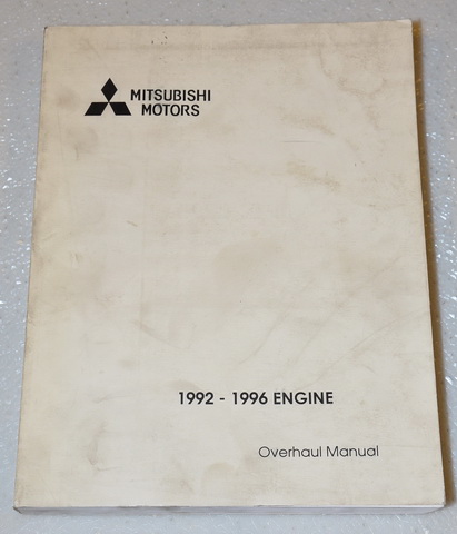 1992-1996 Mitsubishi Engine Overhaul Manual