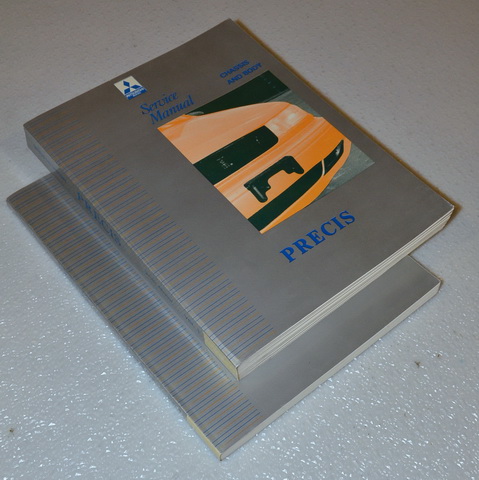 1992 Mitsubishi Precis Factory Service Manuals