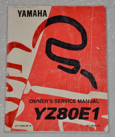 1993 Yamaha YZ80 YZ80E1 Owner's Service Manual