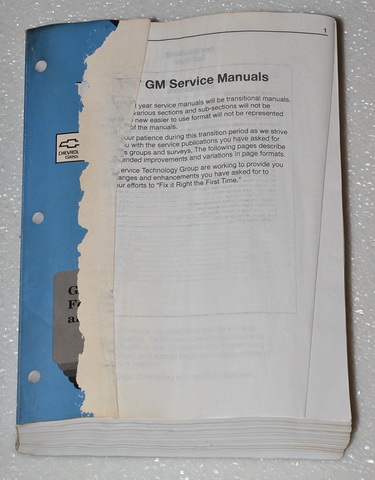 1997 GM Car & Truck Transmission/Transaxle Unit Repair Manual