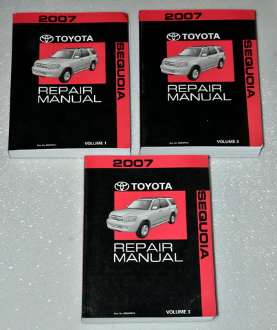 2007 Toyota Sequoia Factory Repair Manuals