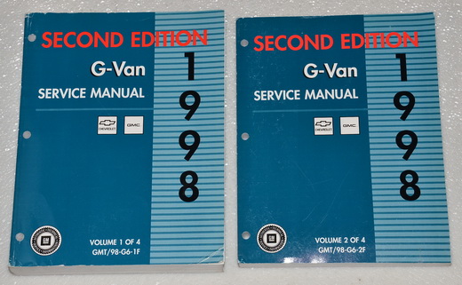 1998 GM G-Van Chevrolet Express Van & GMC Savana Factory Service Manuals