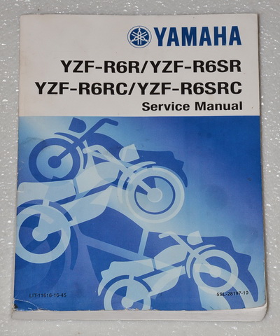 2003 Yamaha RZF-R6 Factory Service Manual