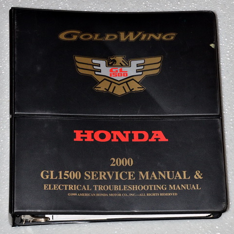 2000 Honda GL1500 Gold Wing Factory Service Manual + ETM