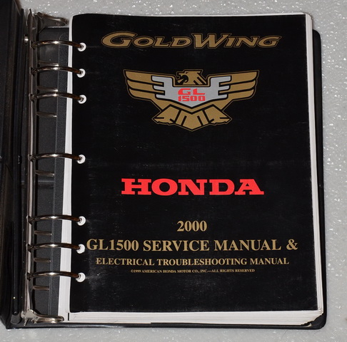 2001 Honda GL1800 & GL1800/A Gold Wing Factory Service Manual + ETM