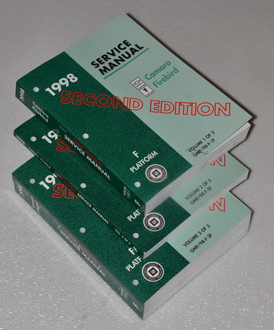 1998 Chevrolet Camaro / Pontiac Firebird Factory Service Manuals