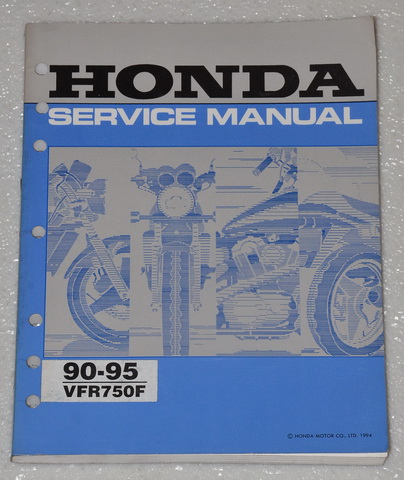 1990-1995 Honda VFR750F Factory Service Manual