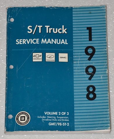 2000 Chevrolet Astro Van, GMC Safari Van Factory Service Manuals