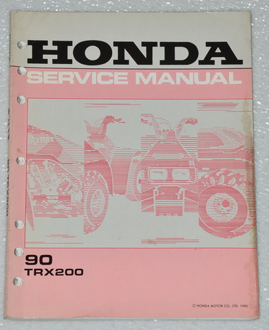 1995-2003 Honda FourTrax Foreman TRX400FW Factory Service Manual