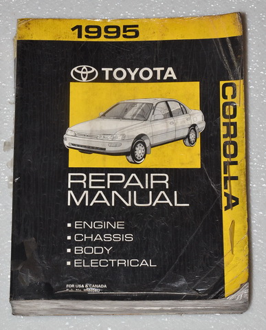 1995 Toyota corolla shop manual