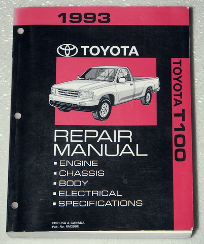 1993 Toyota pick up service manual