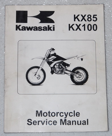 2001 Kawasaki KX85 & KX100 Factory Dealer Shop Service Manual