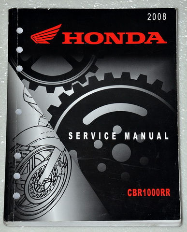 2008 Honda CBR1000RR Factory Dealer Shop Service Manual
