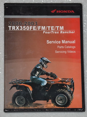 2004 Honda Rancher TRX350 TM/TE/FM/FE Factory Service Manual