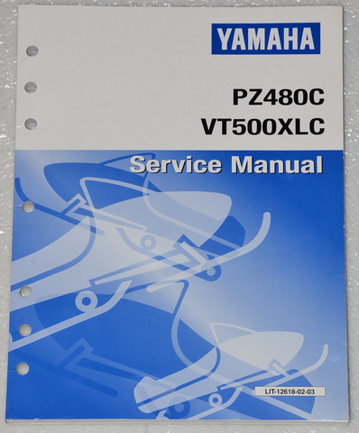 1999 Yamaha Phazer & Venture 500 XL Snowmobile Factory Dealer Shop Service Manual