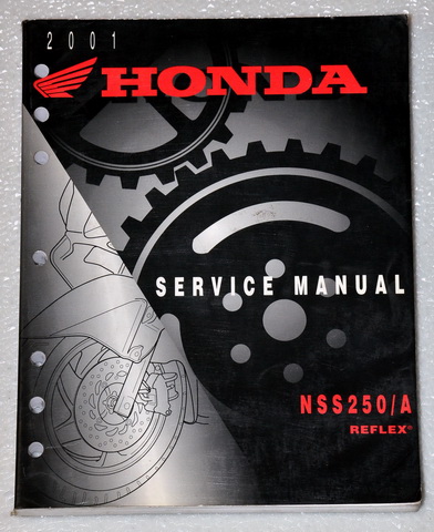 2001 Honda NSS250/A Reflex Scooter Factory Dealer Shop Service Manual