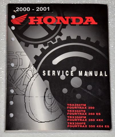 2001 honda service manual