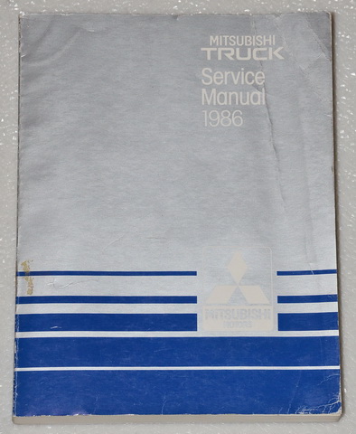 1986 Mitsubishi Mighty Max Truck Factory Dealer Shop Service Manual