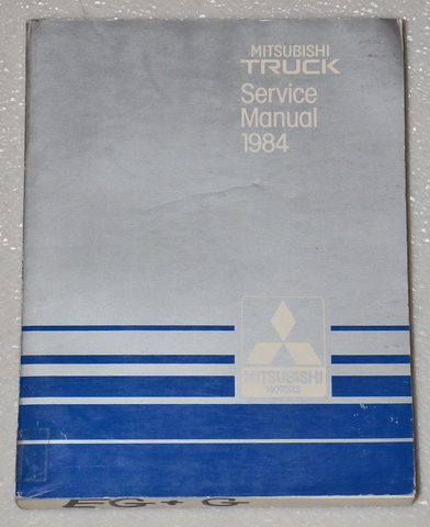 1984 Mitsubishi Mighty Max Truck Factory Dealer Shop Service Manual