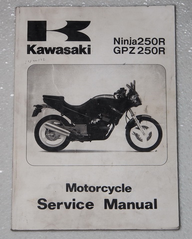 1986 1987 Kawasaki Ninja 250R GPZ250R Factory Service Manual