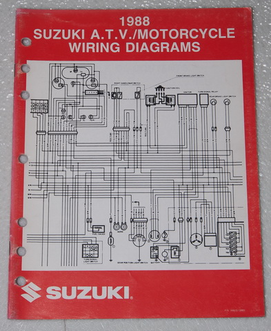 1988 Suzuki Motorcycle and ATV Electrical Wiring Diagrams
