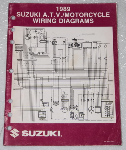 1989 Suzuki Motorcycle and ATV Electrical Wiring Diagrams