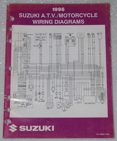 1996 Suzuki Motorcycle and ATV Electrical Wiring Diagrams