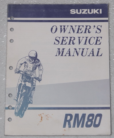 2001 Suzuki RM80 Original Owner's Service Manual