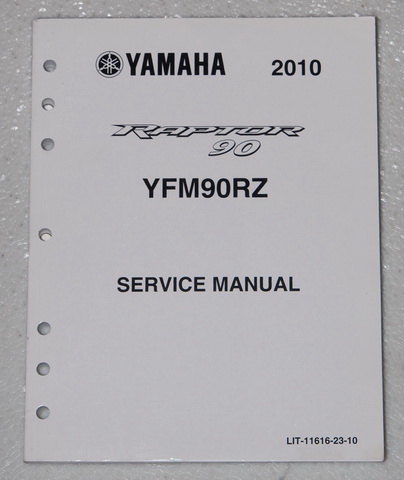 2010 Yamaha Raptor 90 Factory Dealer Shop Service Manual