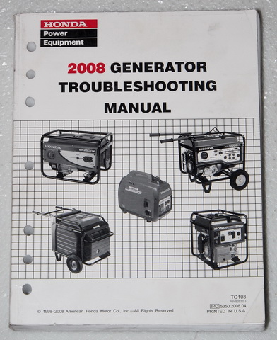 Generator honda troubleshooting