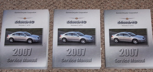 Chrysler sebring shop manuals #4