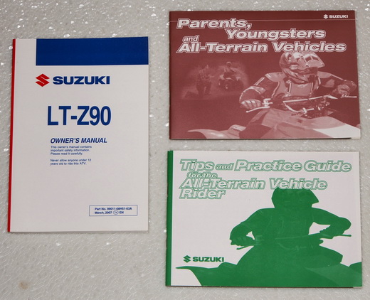 2008 Suzuki LT-Z90 Original Owners Manual