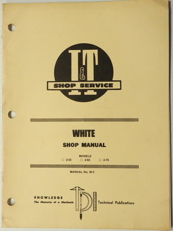 White Model 2-30 & 2-35 Shop Sevice Manual