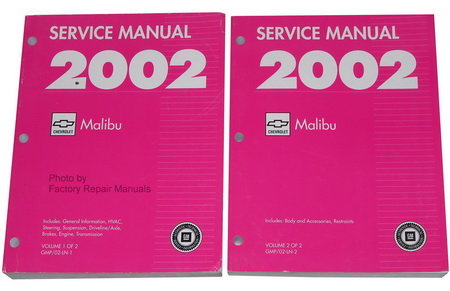 2002 Chevy Malibu Service Manual