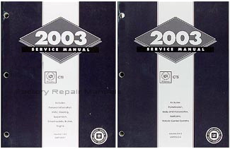 2003 Cadillac CTS Factory Service Manuals