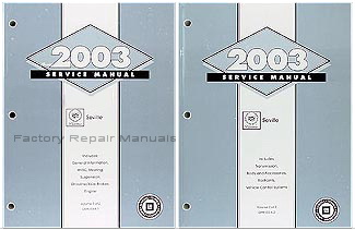 2003 Cadillac Seville Factory Service Manuals
