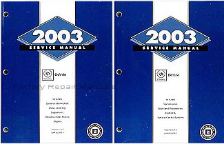 2003 Cadillac Deville Factory Service Manuals
