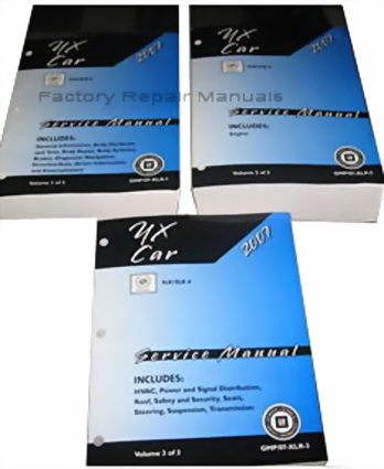 2007 Cadillac XLR & XLR-V Roadster Factory Service Manuals